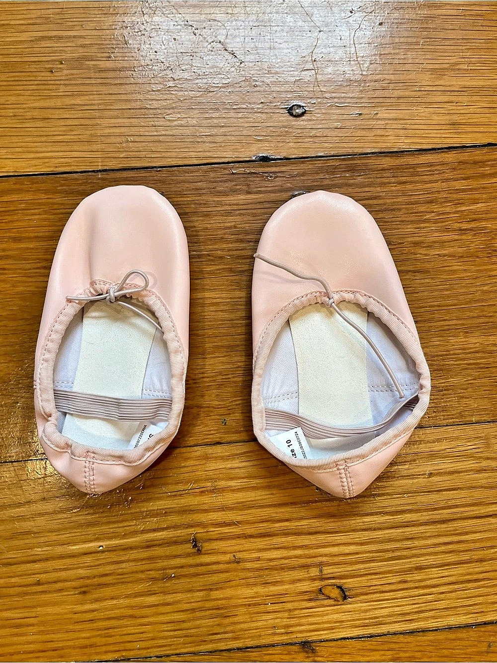Dancing Fair Girls Leather Ballet Slippers Pink Size 10